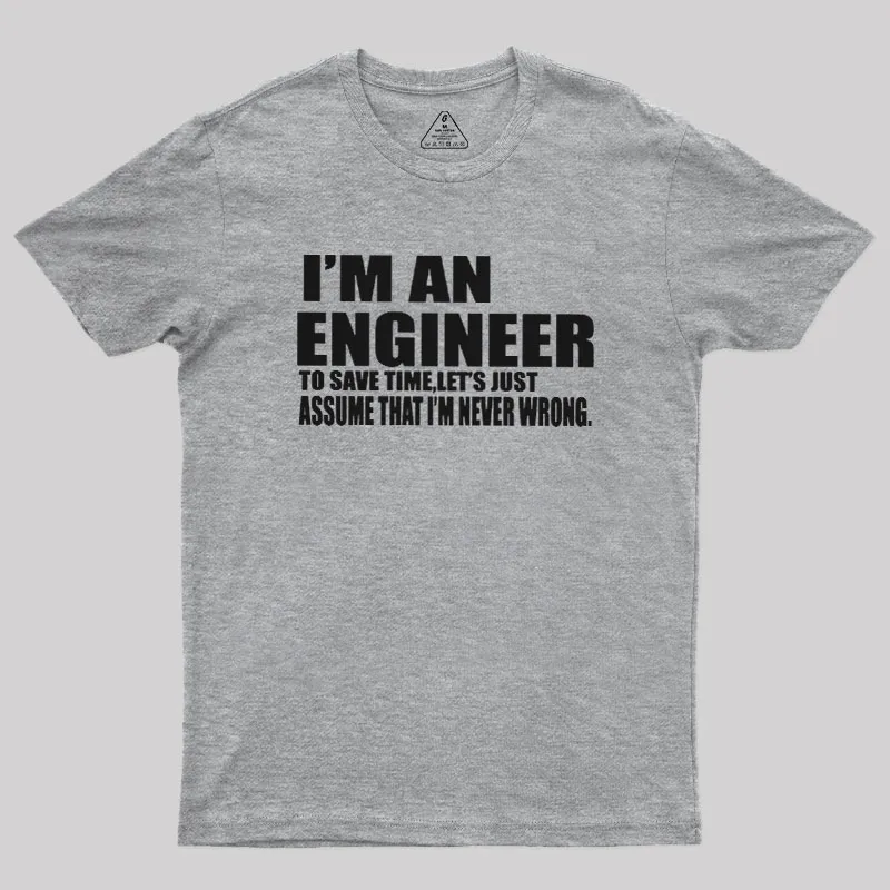 I'm An Engineer Geek T-Shirt - Image 4