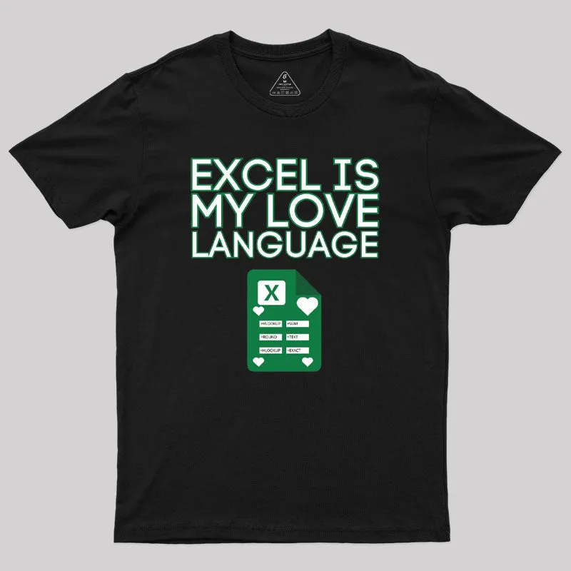 Excel Enthusiast Geek T-Shirt - Image 2