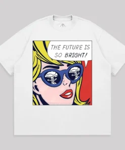 Pop Optimistic Girl Unisex Oversized T-shirt