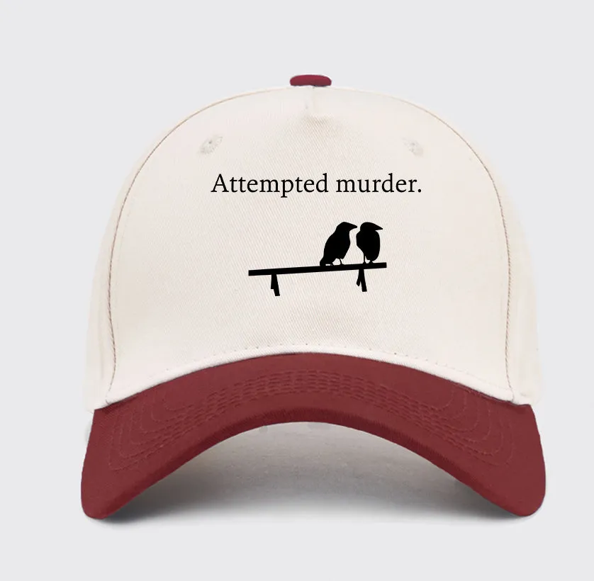 Attempted Murder Washed Vintage Baseball Cap - Image 6