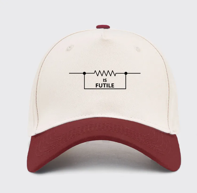 Funny Engineer Resistor Washed Vintage Baseball Cap - Image 9