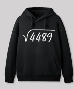 Alternative view of 67 Meme Square Root Geek Hoodie