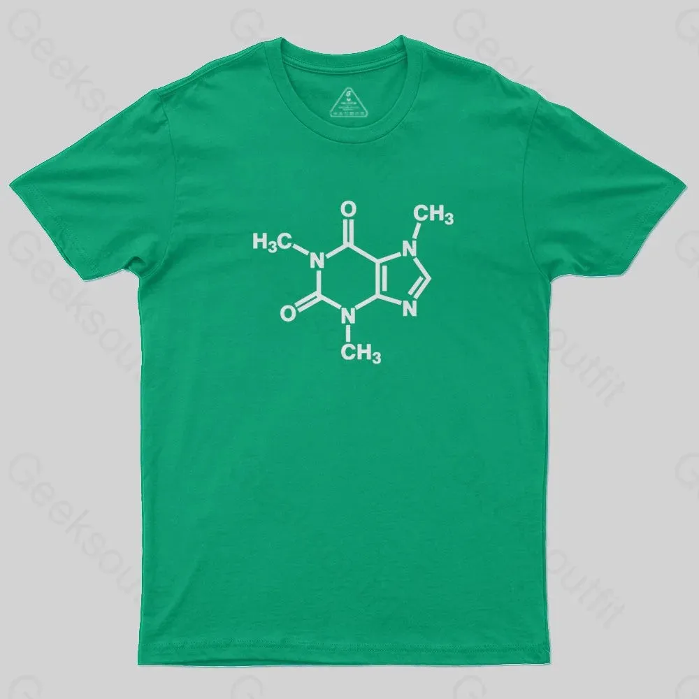 Caffeine Molecule Arm T-Shirt - Image 7