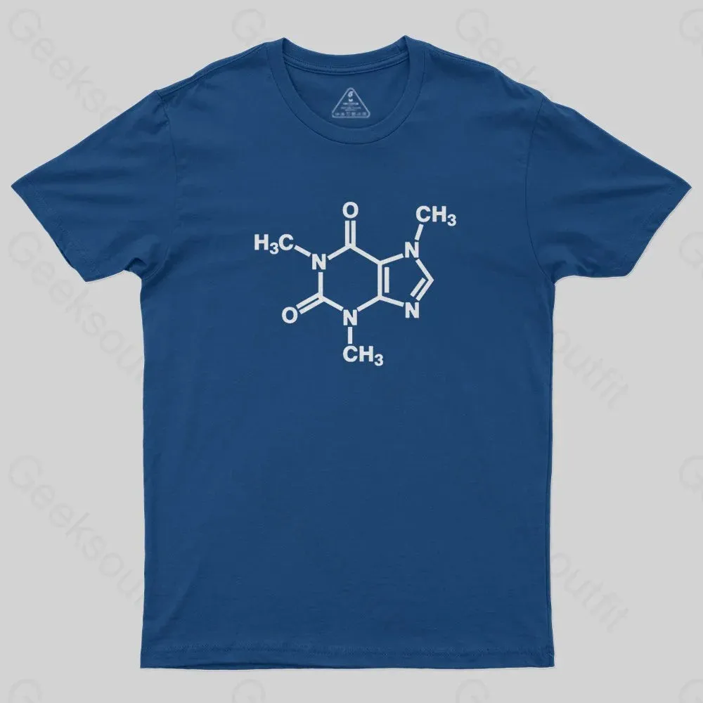 Caffeine Molecule Arm T-Shirt - Image 2