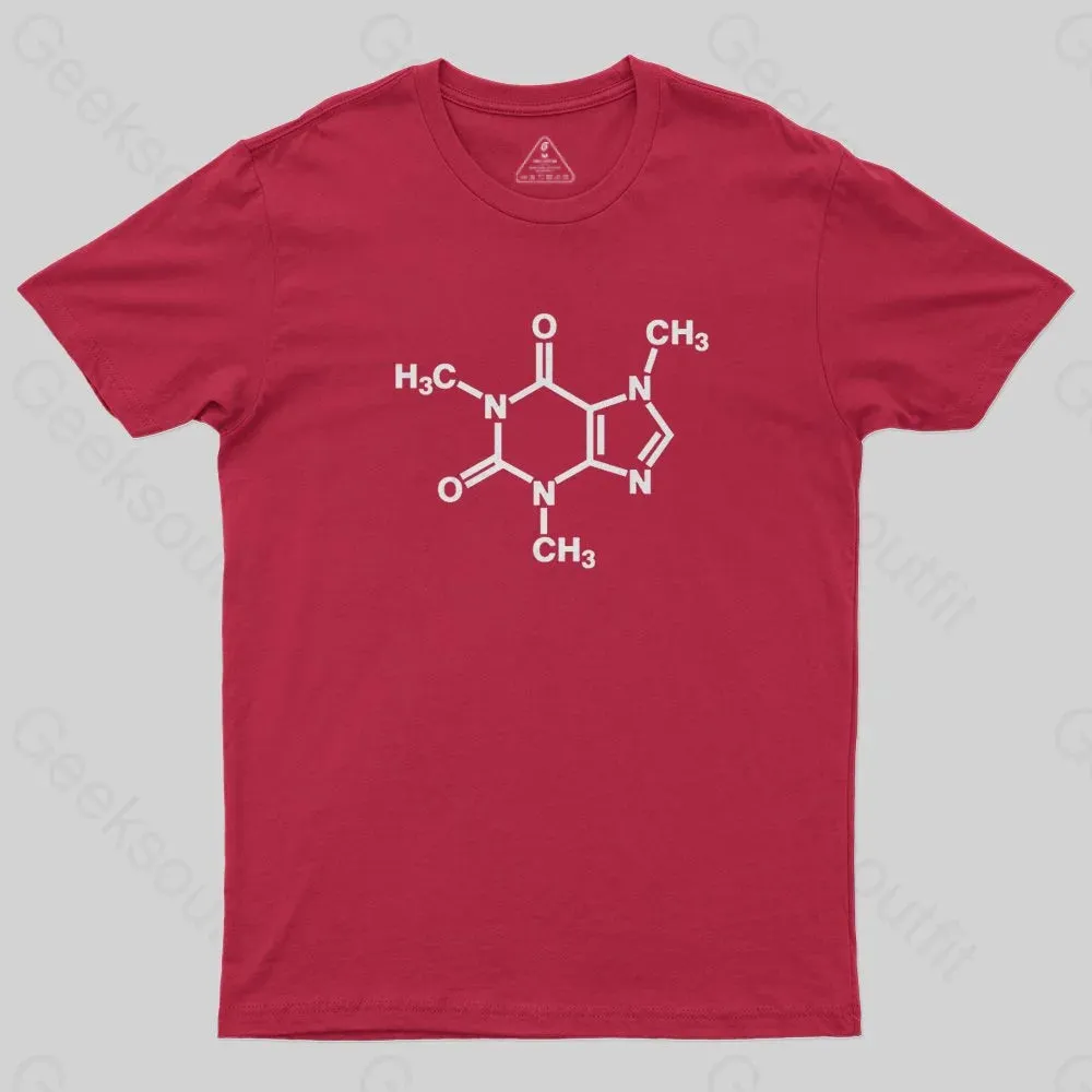 Caffeine Molecule Arm T-Shirt - Image 6