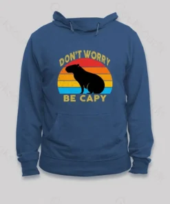 Alternative view of Capybara Don't Worry Hoodie