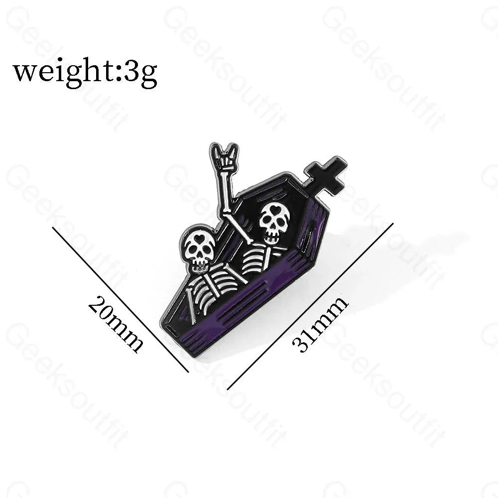 Cartoon Character Halloween Pins