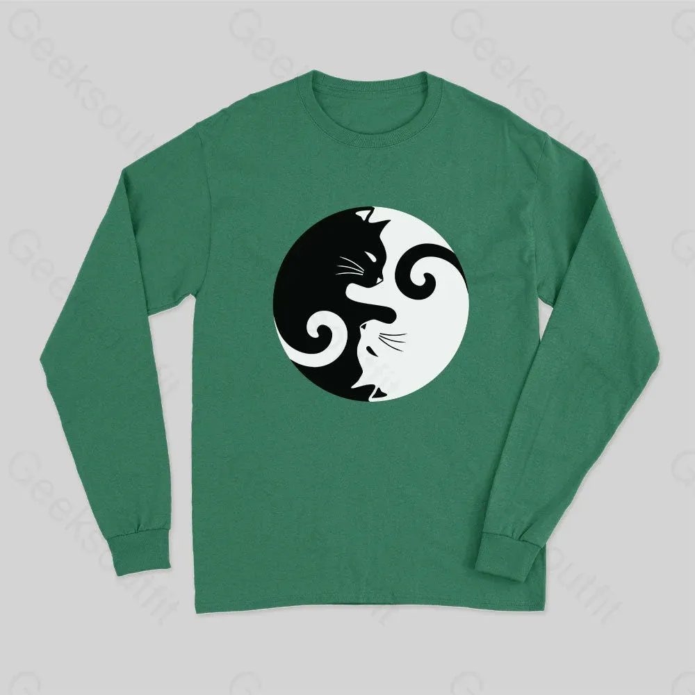 Cats Rule Long Sleeve T-Shirt - Image 3