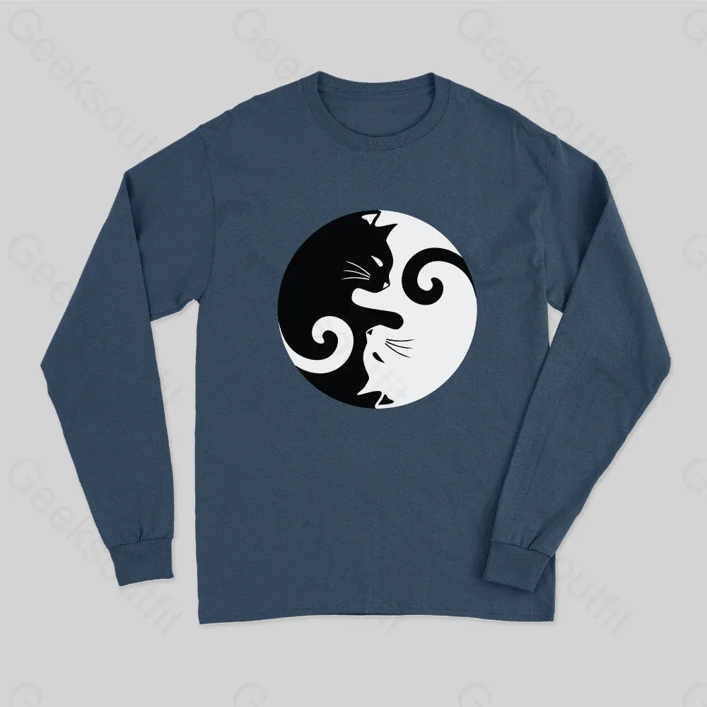Cats Rule Long Sleeve T-Shirt - Image 2