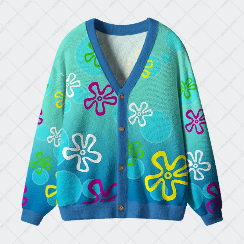 Underwater Beach Geek Ugly Cardigan Sweaters