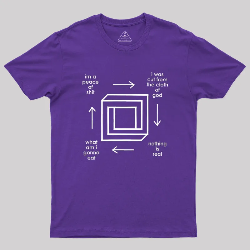 Surreal Existential Art Geek T-Shirt - Image 6