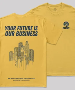 Robocop OCP Front and Back Printed Geek T-Shirt