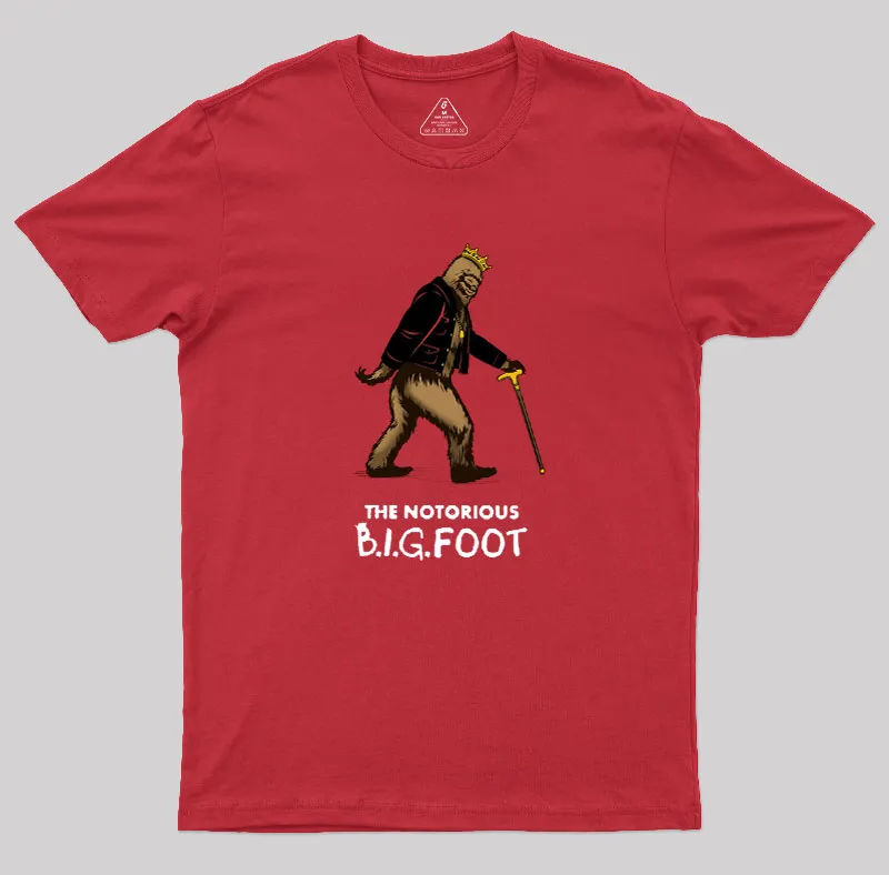 The Notorious B.I.G.Foot Geek T-Shirt