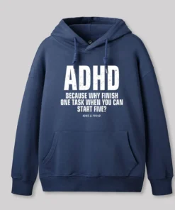 Alternative view of ADHD Geek Hoodie