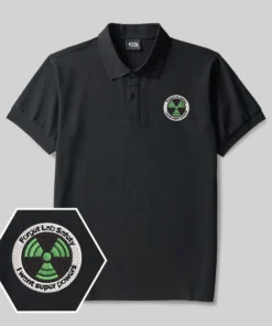 Forget Lab Safety Geek Embroidered Polo Shirts