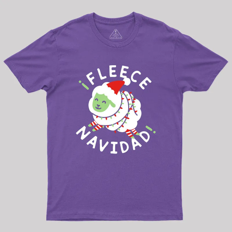 Fleece Navidad Geek T-Shirt - Image 6