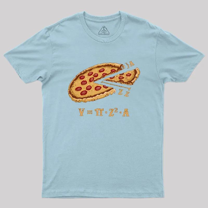 The Volume of Pizza Geek T-Shirt - Image 9