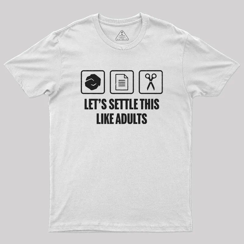 Let's Settle This Geek T-Shirt - Image 11