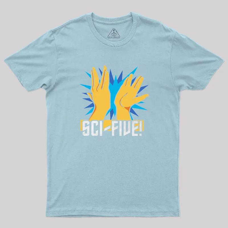 Sci-Five! Geek T-Shirt - Image 10