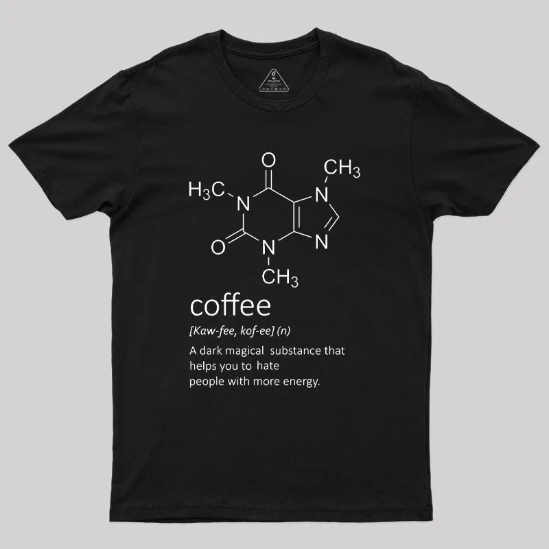 Caffeine Funny Geek T-Shirt - Image 2