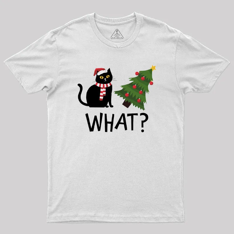Christmas Cat Geek T-Shirt - Image 10