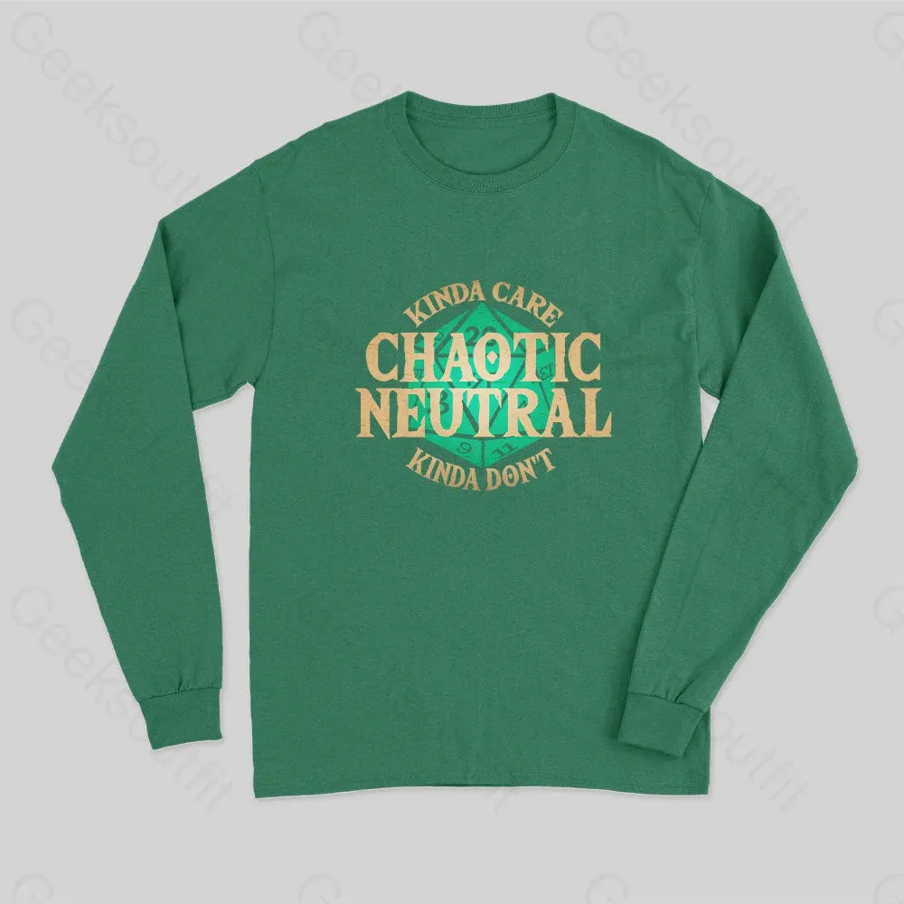 Chaotic Neutral Long Sleeve T-Shirt - Image 3