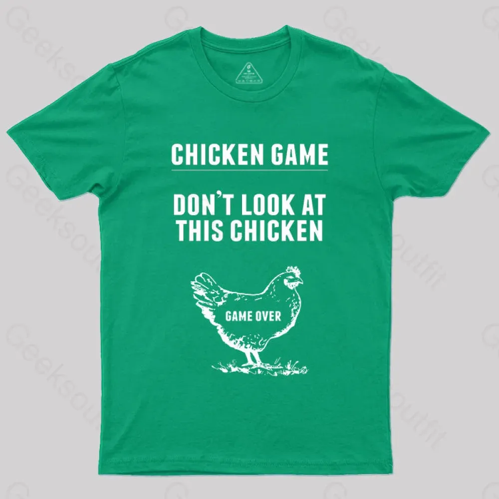 Chicken Game Nerd T-Shirt - Image 10