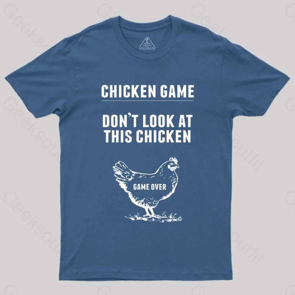 Chicken Game Nerd T-Shirt - Image 2