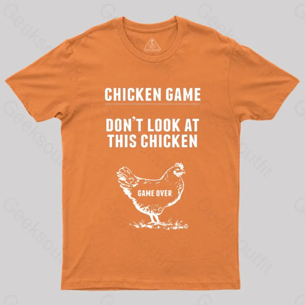 Chicken Game Nerd T-Shirt - Image 9