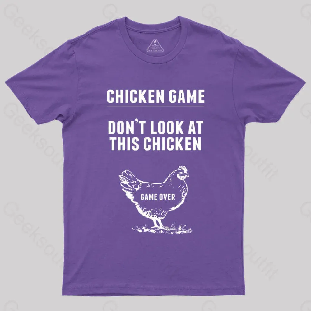 Chicken Game Nerd T-Shirt - Image 11