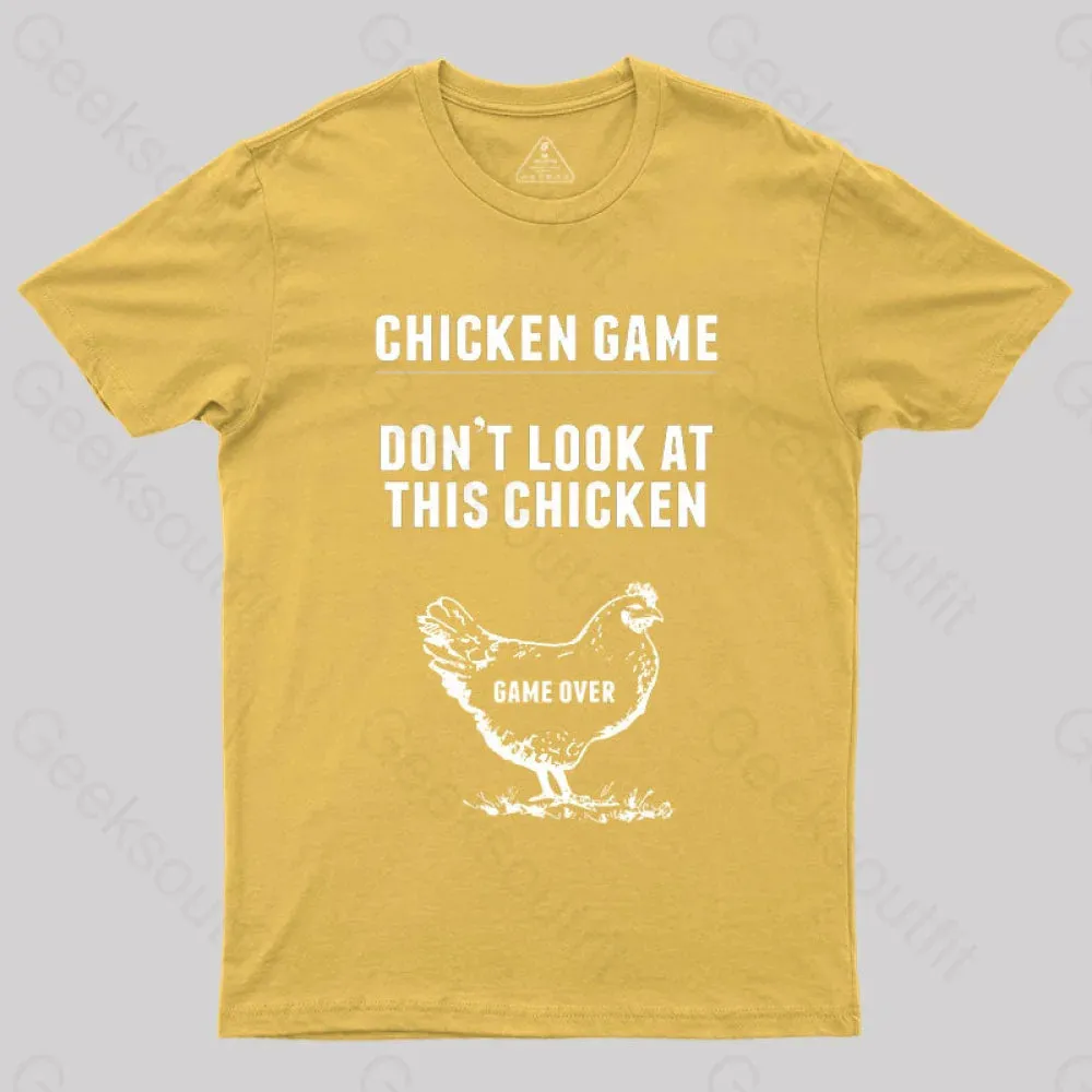 Chicken Game Nerd T-Shirt - Image 7