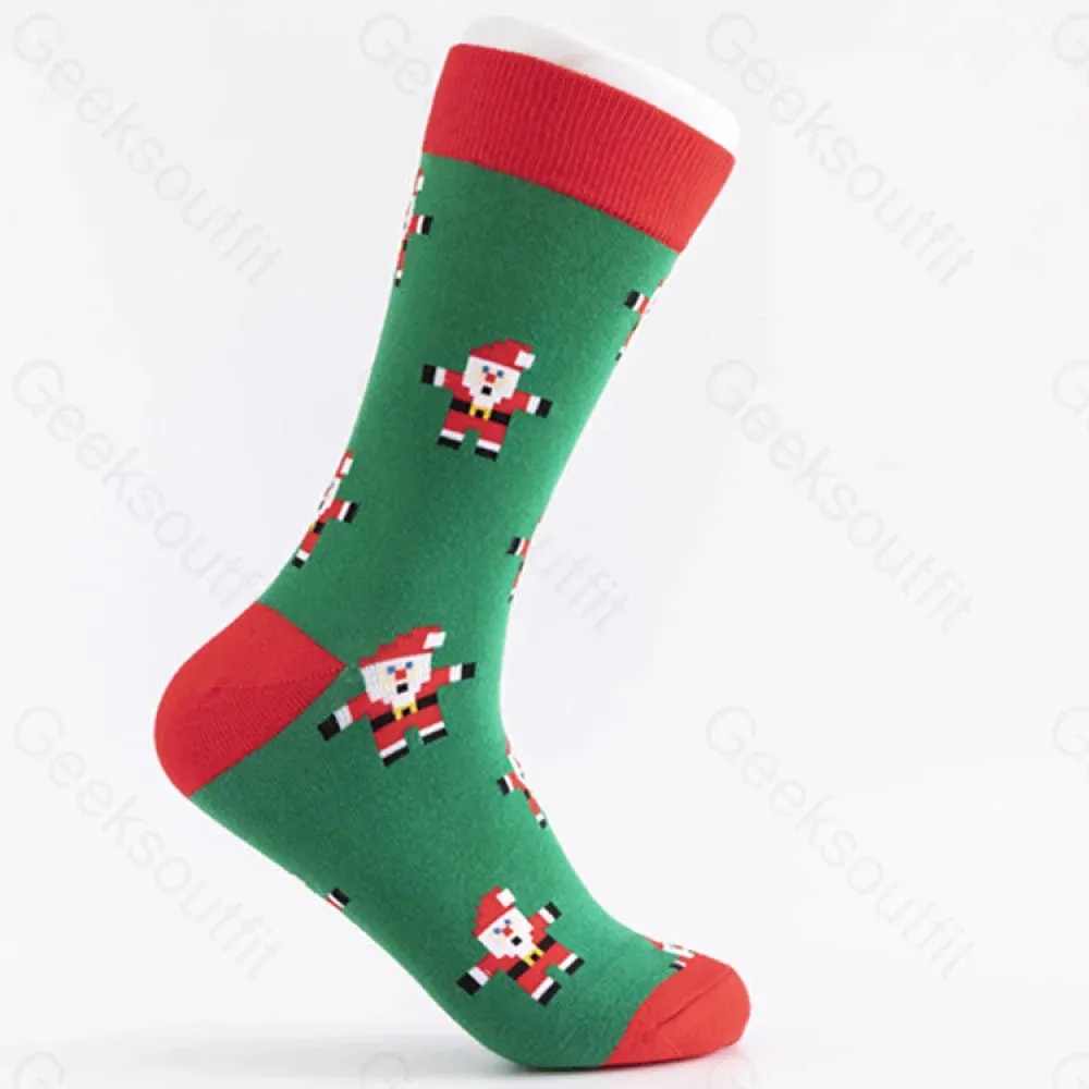 Christmas Element Casual Men's Socks - Image 5