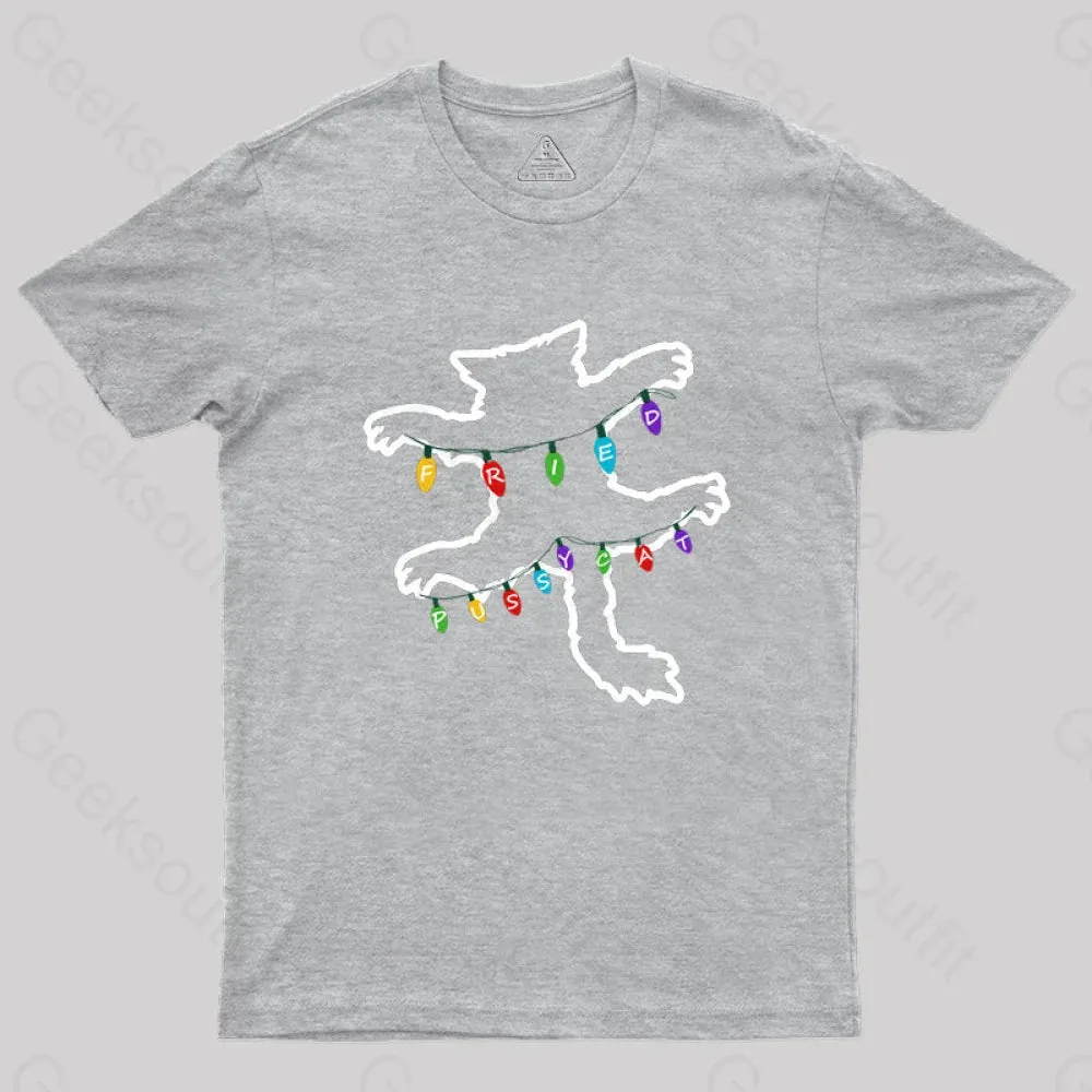 Christmas Vacation Fried Pussycat Geek T-Shirt - Image 6