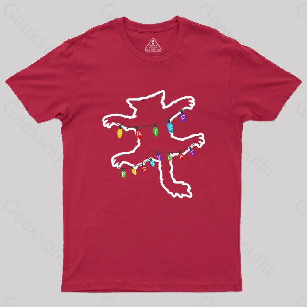 Christmas Vacation Fried Pussycat Geek T-Shirt