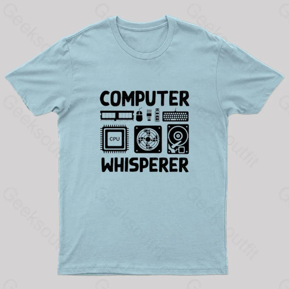 Computer Whisperer Nerd T-Shirt - Image 6