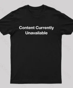 Alternative view of Content Currently Unavailable Nerd T-Shirt