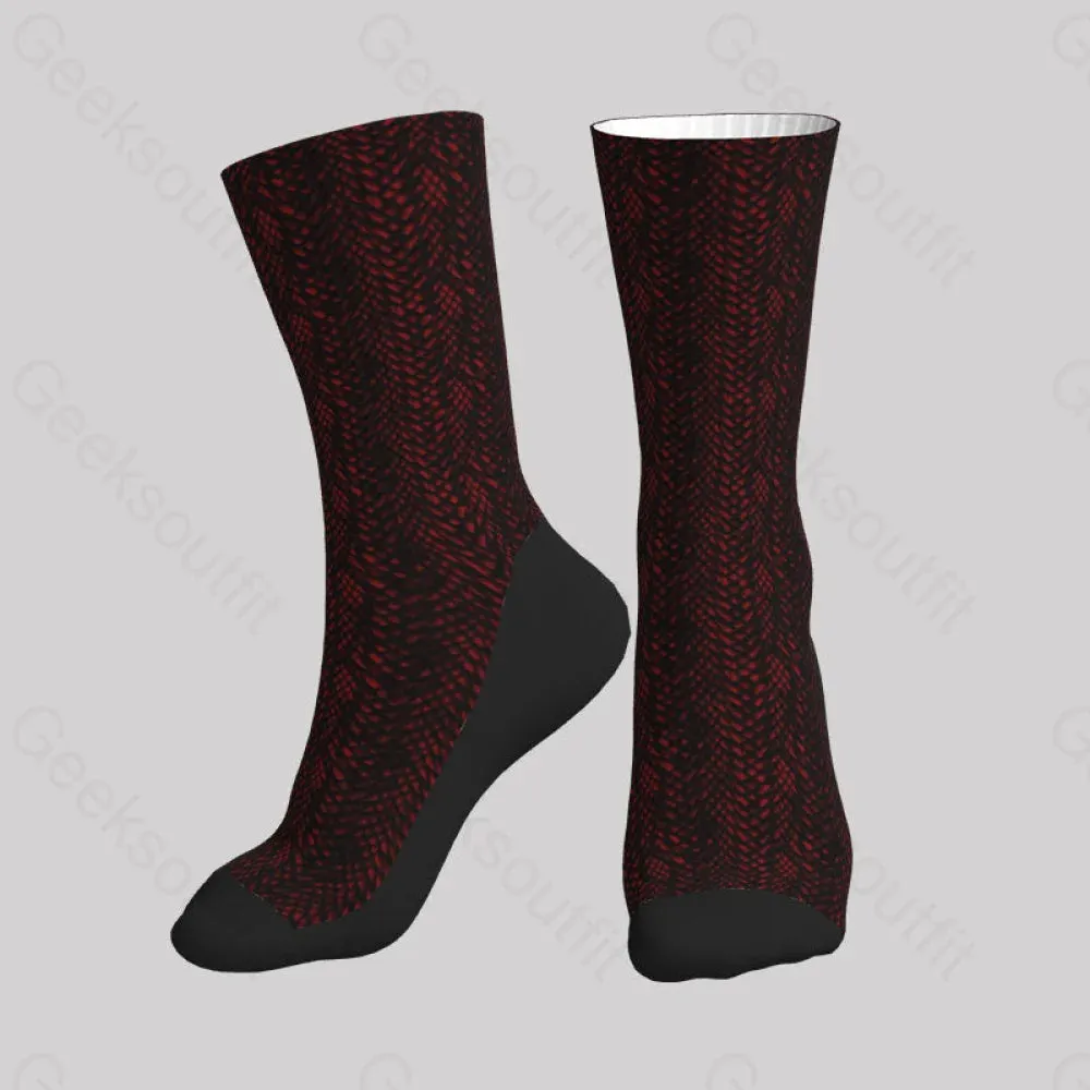 Cool Dragon Scales Men's Socks