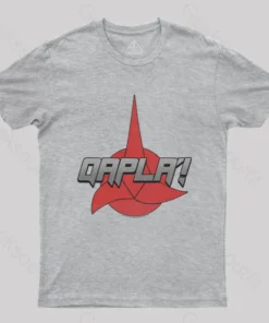 Scifi Space Qapla Nerd T-Shirt