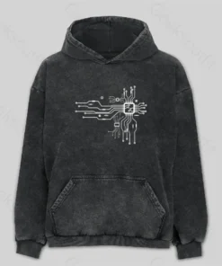 CPU Heart Washed Hoodie