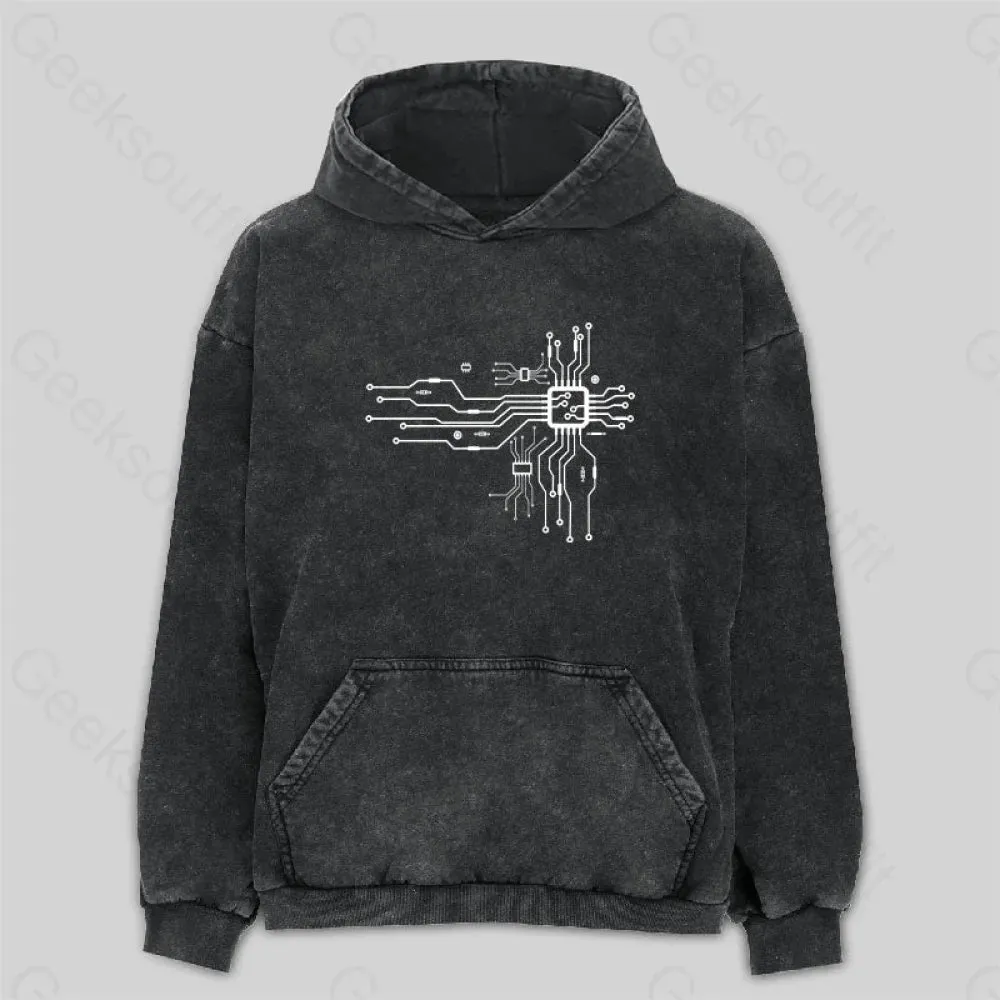 CPU Heart Washed Hoodie