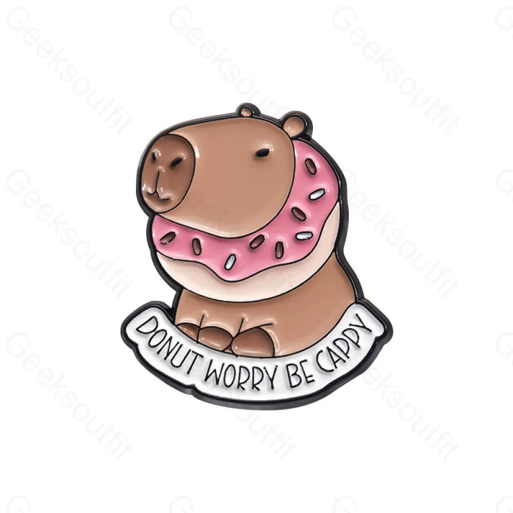 Cute Capybara Pins - Image 3