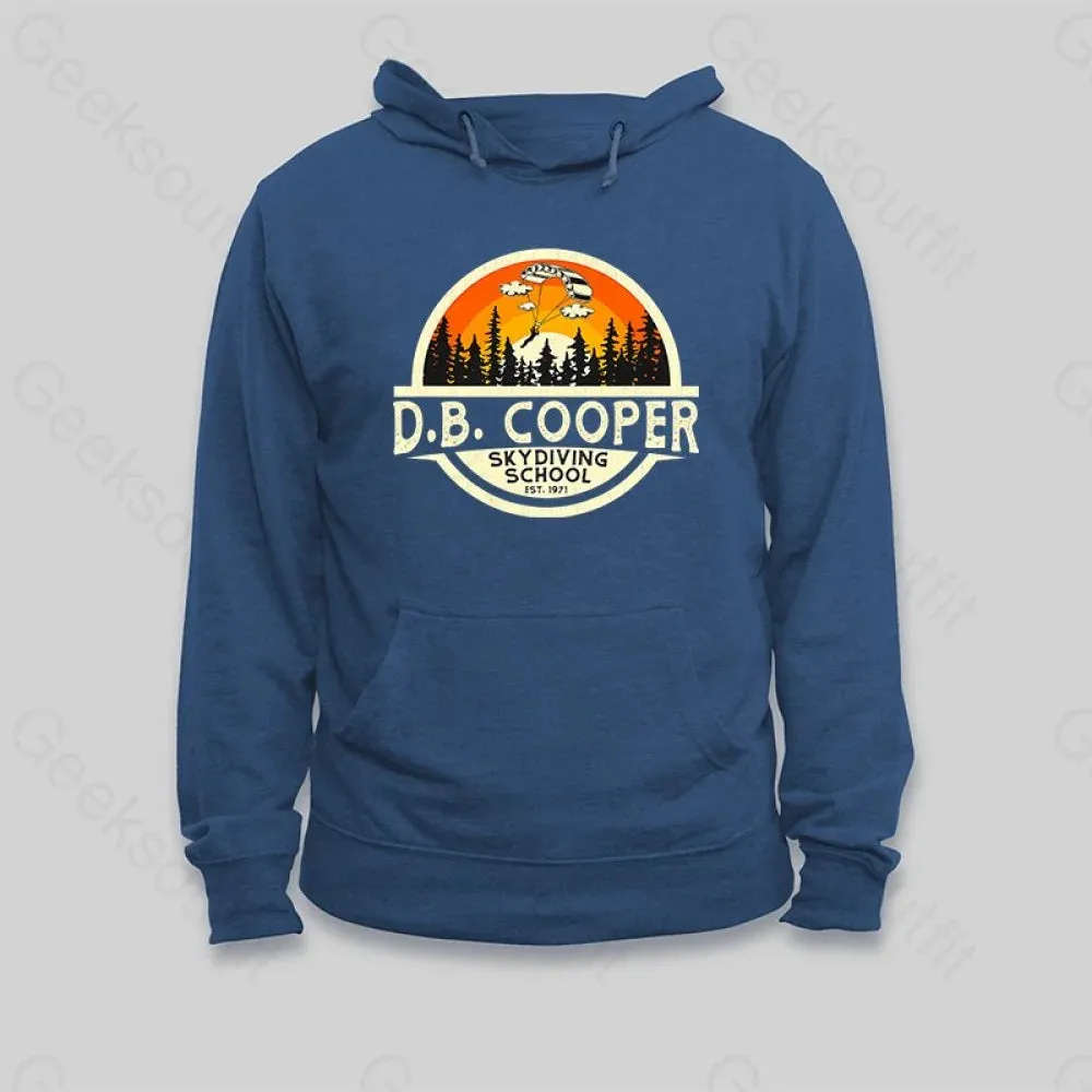 D B Coopers Skydiving School Portland Oregon Hoodie - Image 4
