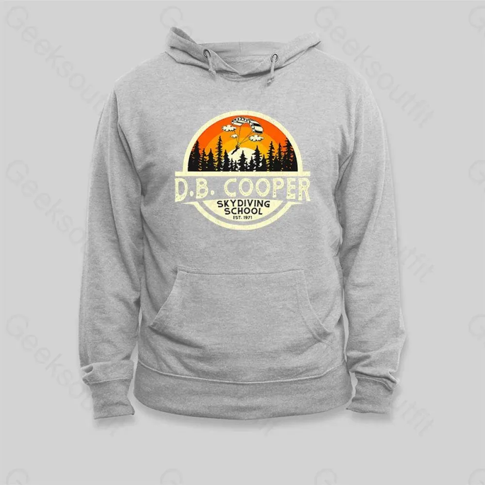 D B Coopers Skydiving School Portland Oregon Hoodie - Image 3