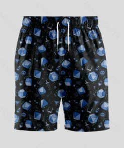 Alternative view of Scifi Dice And Death Geeky Drawstring Shorts