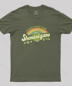 Scifi Here For The Shenanigans T-Shirt
