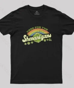 Alternative view of Scifi Here For The Shenanigans T-Shirt