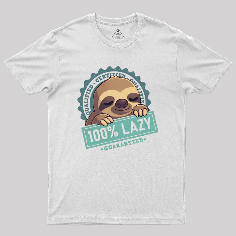 100% Lazy Geek T-Shirt - Image 11