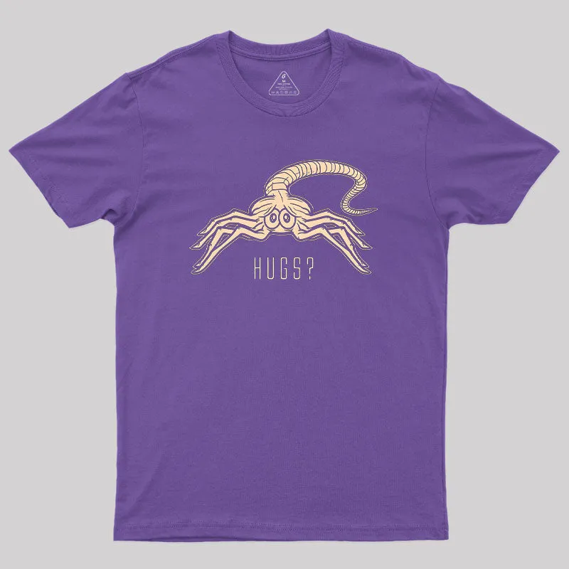Facehugger Hugs? T-Shirt - Image 6