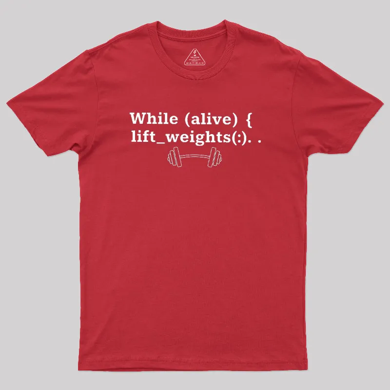 Code & Lift Loop Geek T-Shirt - Image 7