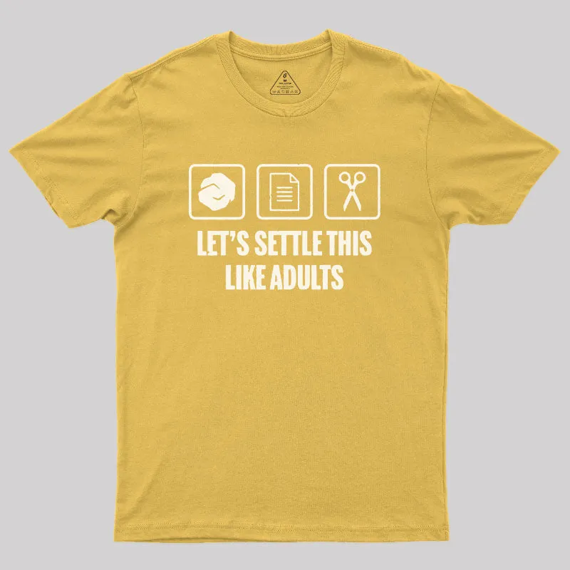 Let's Settle This Geek T-Shirt - Image 8